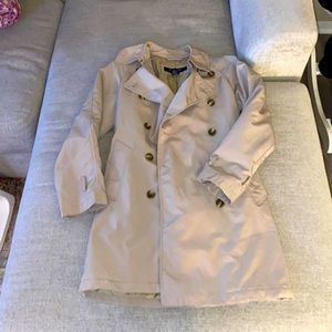 New York & Company Beige Trench Coat